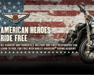 harley davidson riding academy promo code